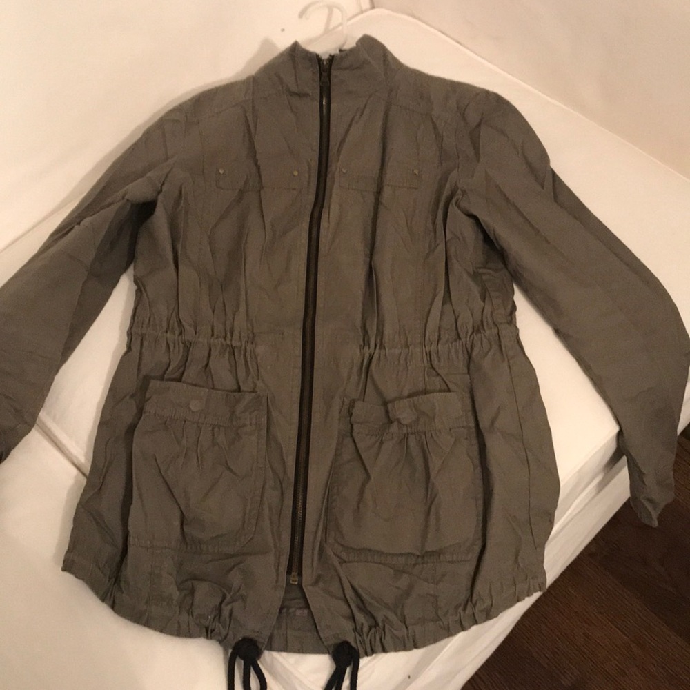 Lightweight olive Utility jacket